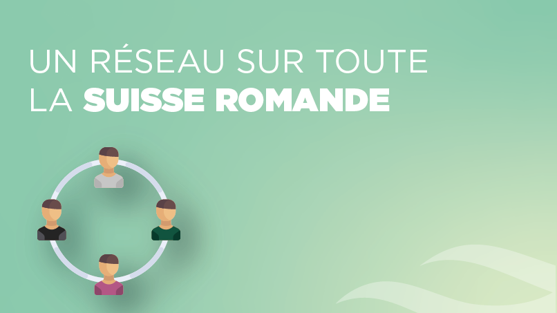 Un réseau sur toute la Suisse romande